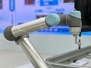 Close-up of Modern Robotic Equipment