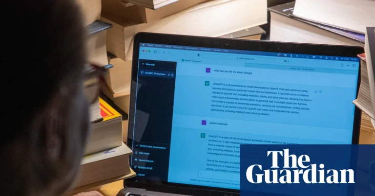 Person using a chatbot on a laptop to check whether online news is real or fake