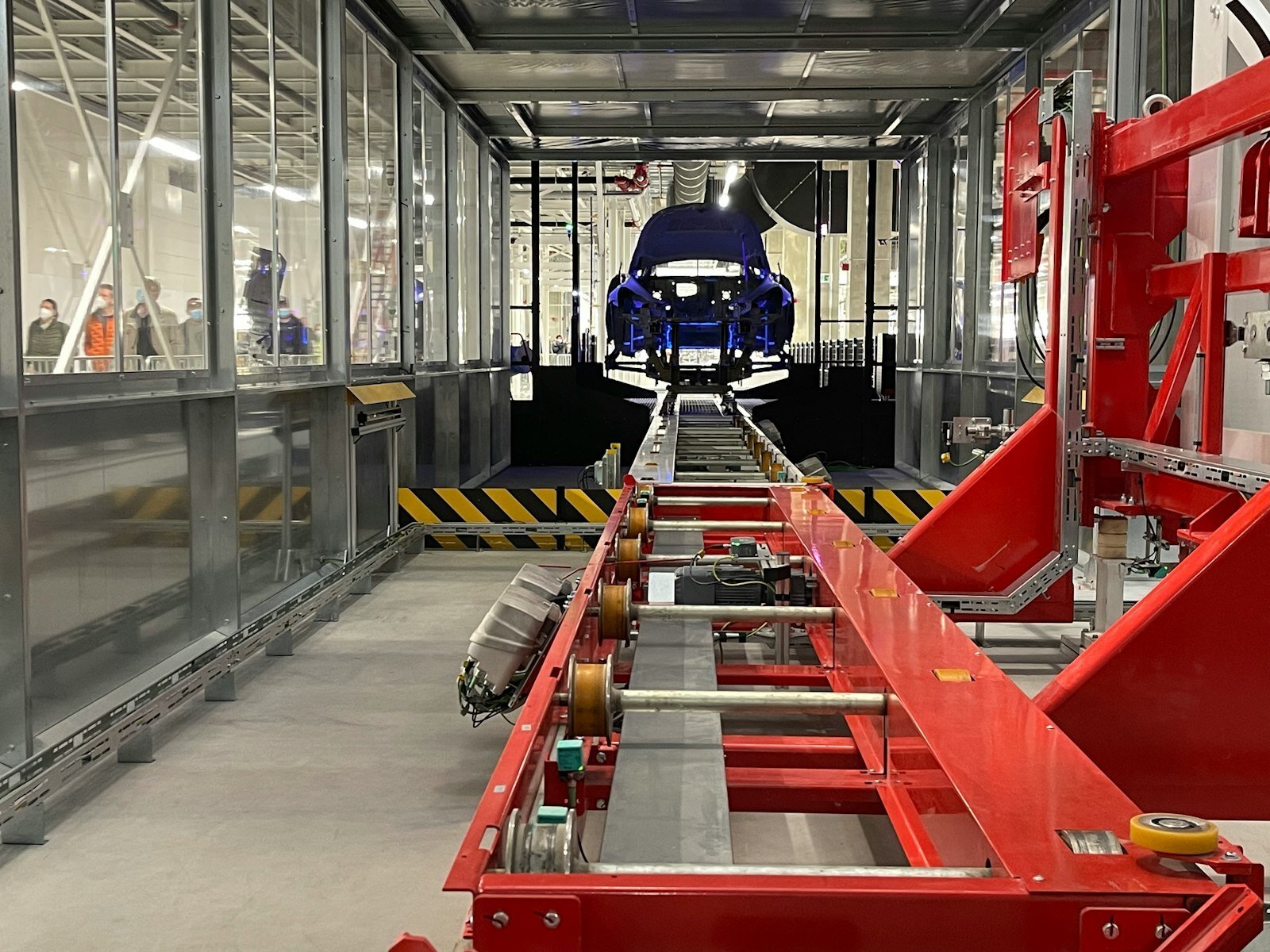 humanoid robots training facility in Fremont near Tesla