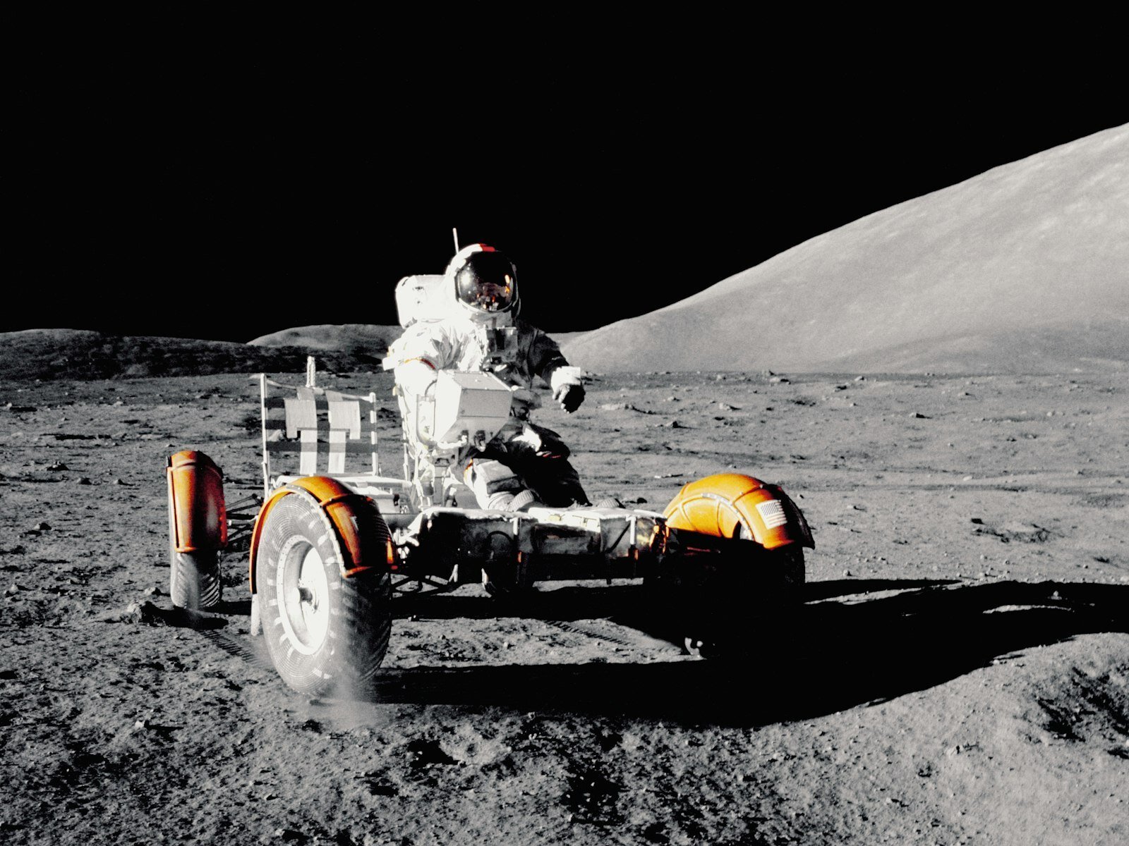 Lunar GPUs aboard a rover concept for Moon exploration and robotics