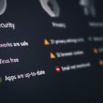 Privacy and security report showing period tracker data and cyber threat headlines