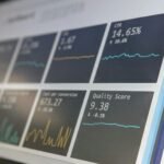 Researcher monitoring AI agents on cybersecurity dashboards