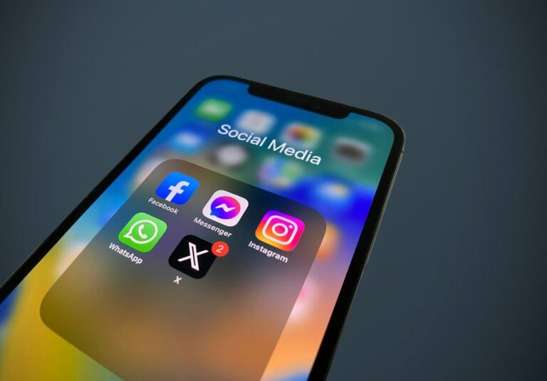 smartphone screen showing online trends in a social media feed