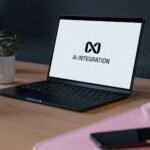 Ox Alpha model by Z.ai seen on a laptop screen in an AI lab setting