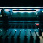 Engram AI sampler on a studio desk for experimental music production
