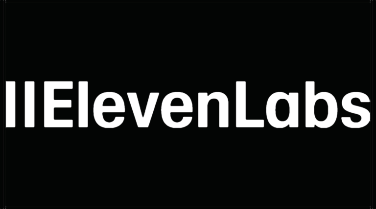 White "IIElevenLabs" text on a black background.