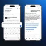 Two smartphones display Alexa shopping interface with alerts for Kindle Paperwhite launches on a blue background.