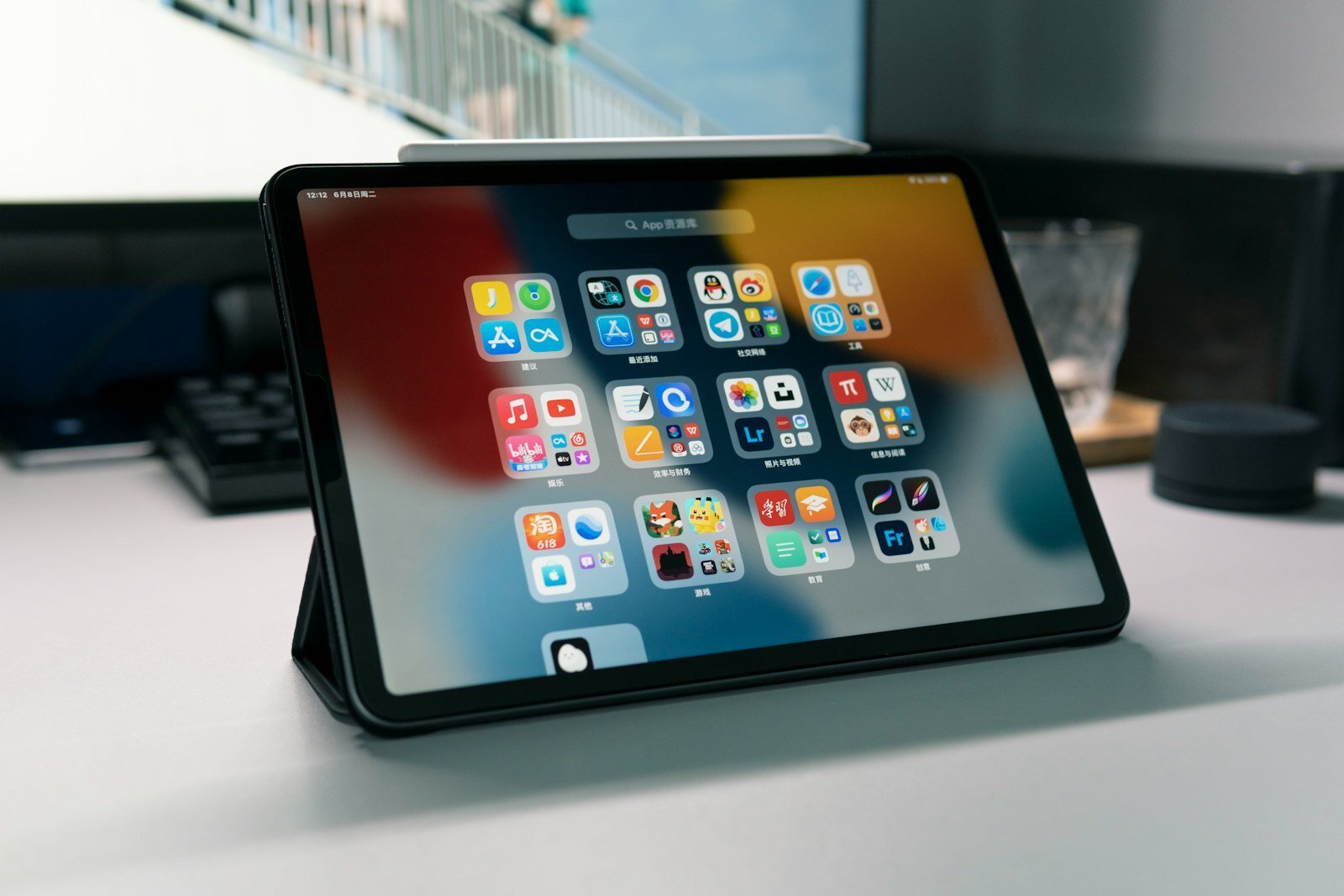 Meta AI agent Muse on an iPad screen with connector apps