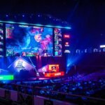 AI cheating in a StarCraft tournament with computer screens showing bot competition