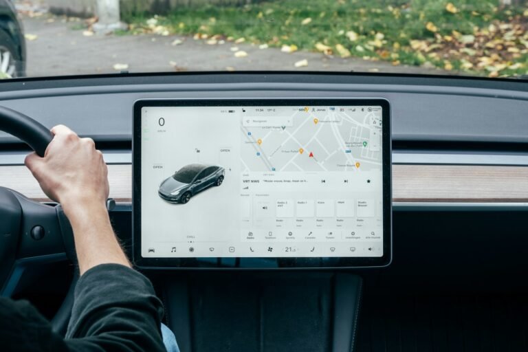 Gemini AI on a car dashboard with Google apps for personalized in-car assistance
